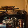 Harald a rejoint le concours — aidez-le/la à gagner de superbes lots ! casual, cat, collection, cozy, decorative_swords, dvds, entertainment, feline, figurine, fur, game_controller, home, indoor, relaxation, resting, room, shelf, sleeping, tabby, wall