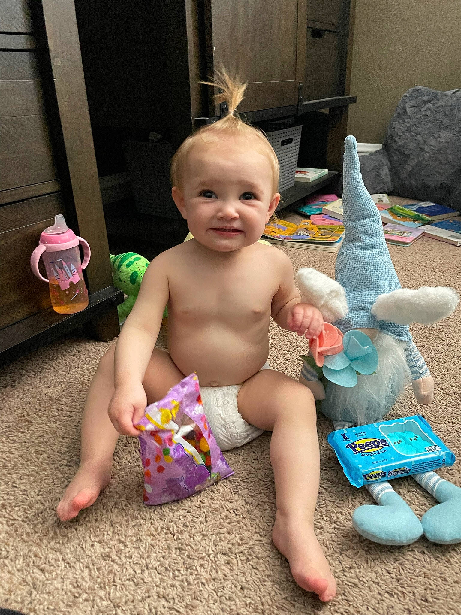Valerie joined the competition — help win amazing prizes! baby, baby_toddler_clothing, child, eye, finger, flooring, foot, fun, happy, head, joint, joy, person, pink, play, sitting, smile, standing, thigh, thumb