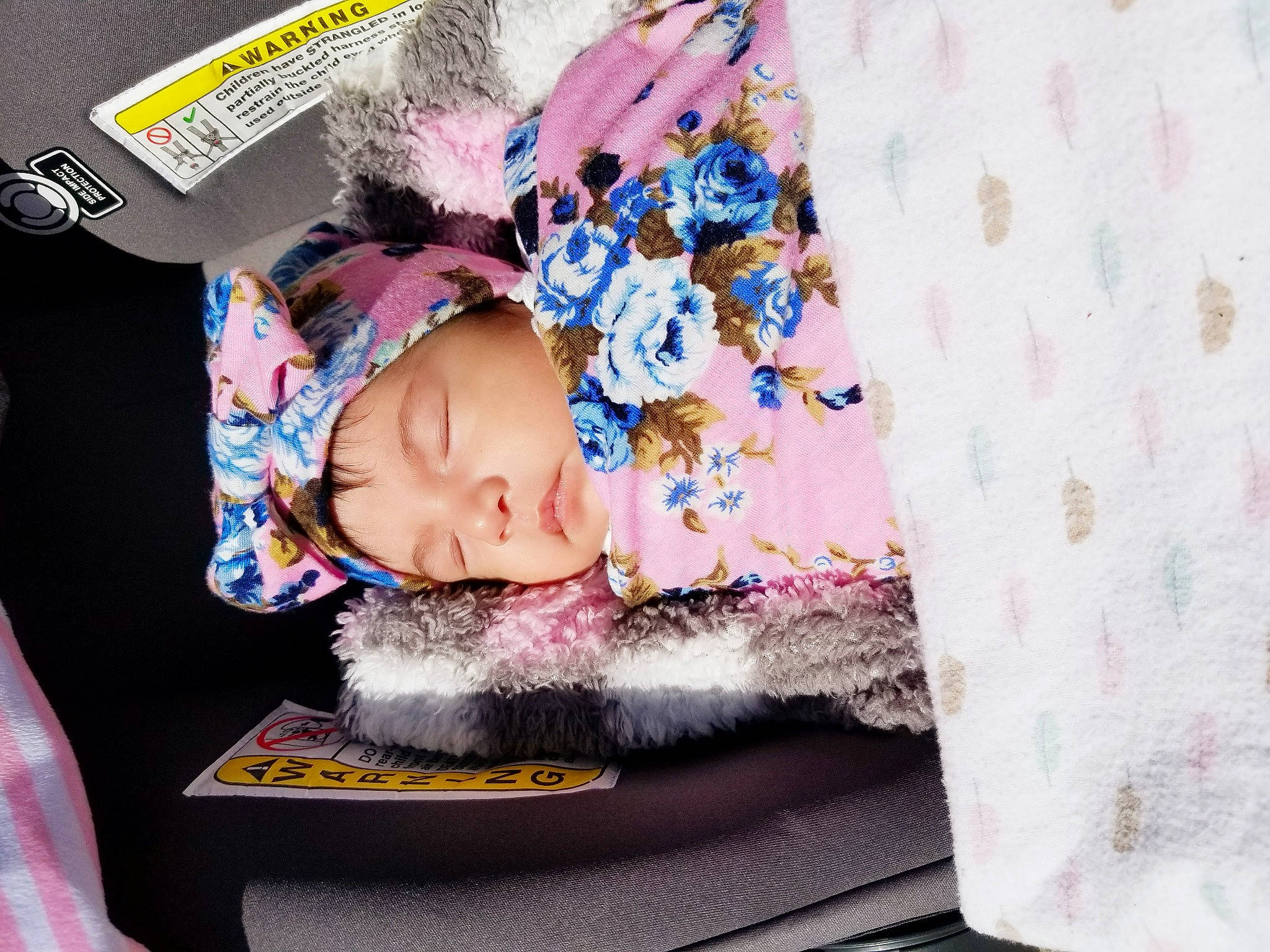 Shynne joined the competition — help win amazing prizes! beanie, cap, car_seat, child, ear, font, fur, hat, headgear, headwear, person, pink, textile, toddler