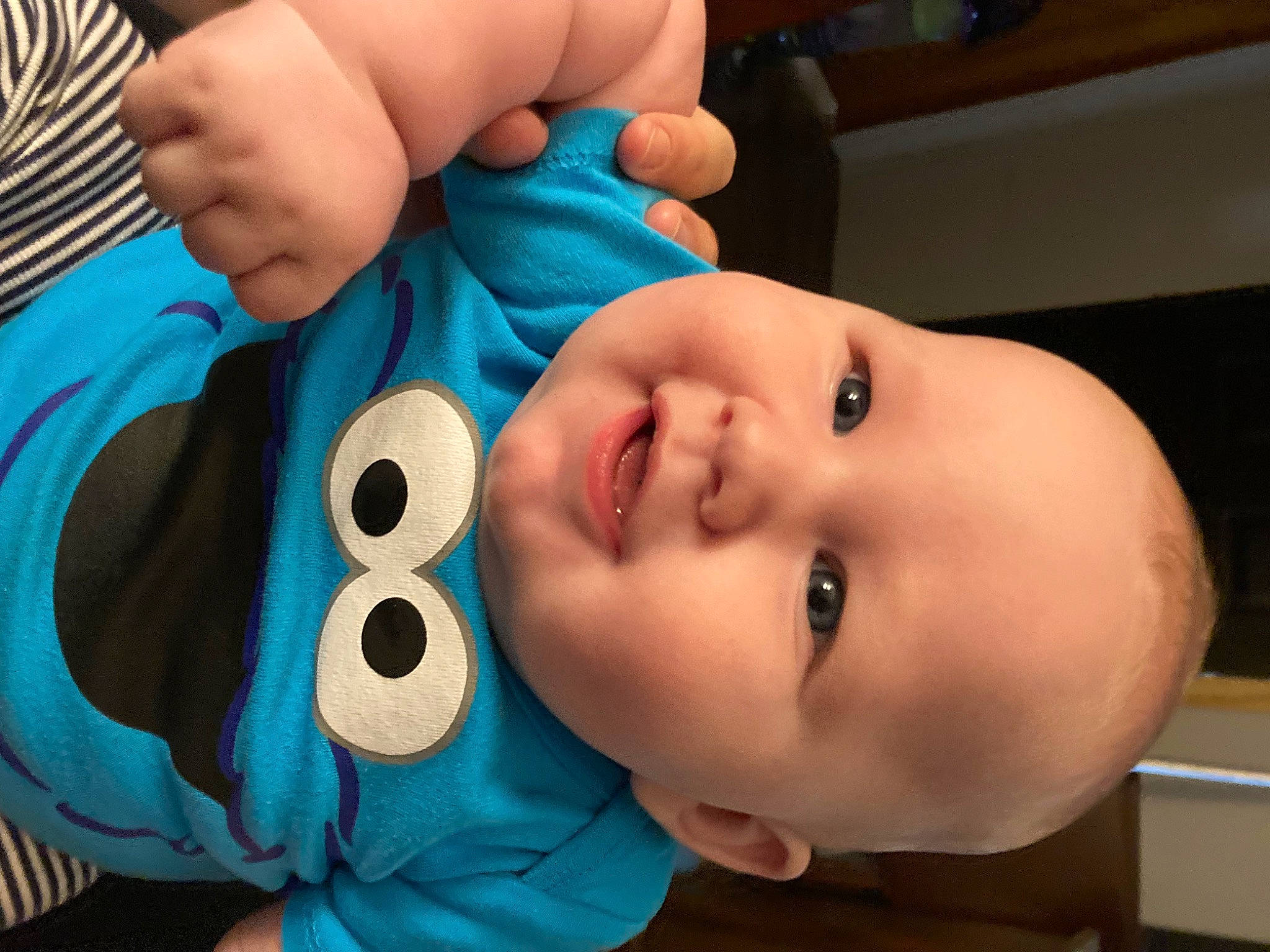 Jonathan is registered to the contest to win money with this photo: baby, baby_toddler_clothing, cheek, child, eye, eyebrow, eyelash, facial_expression, finger, gesture, happy, human, iris, lip, mouth, nose, person, skin, smile, thumb