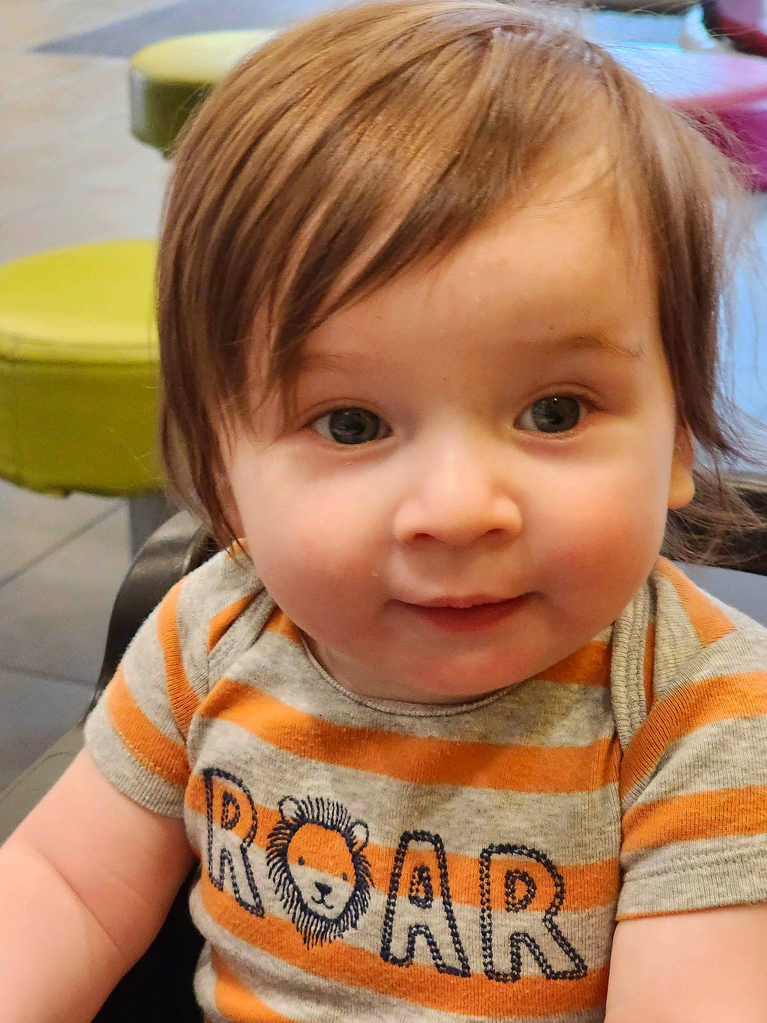 Enoch joined the competition — help win amazing prizes! baby_toddler_clothing, cheek, chin, ear, eye, eyebrow, eyelash, facial_expression, forehead, fun, hair, hairstyle, happy, iris, lip, mouth, nose, person, skin, sleeve