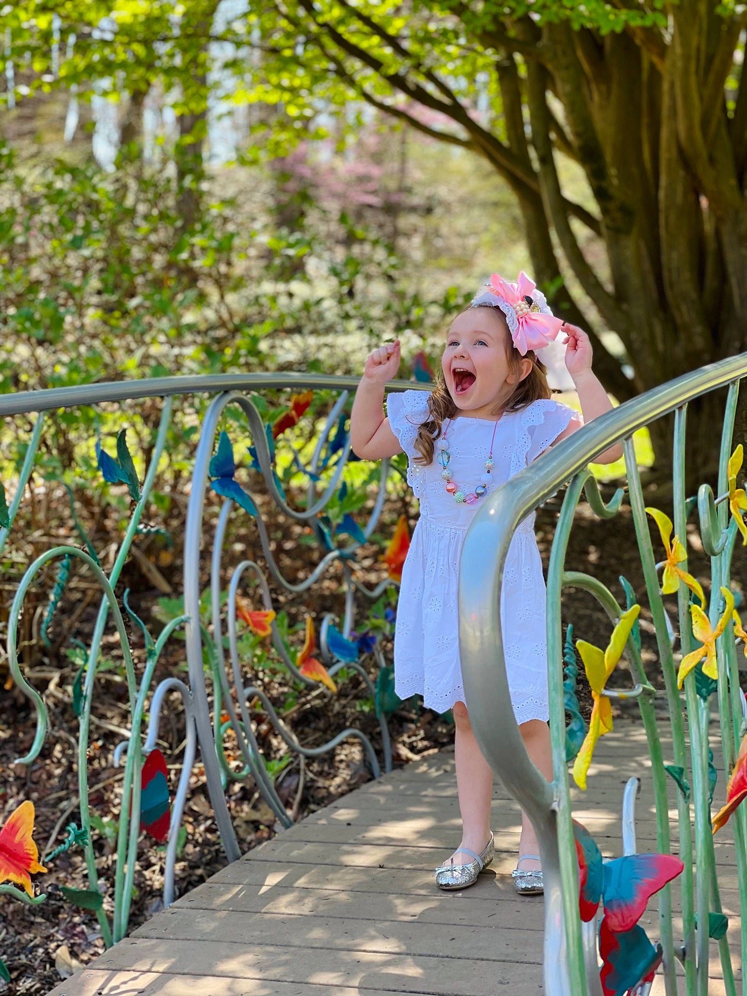 Rayley is registered to the contest to win money with this photo: botany, child, electric_blue, event, fun, grass, happy, leaf, leisure, magenta, people_in_nature, person, plant, recreation, sandal, spring, street_fashion, summer, tree, woody_plant