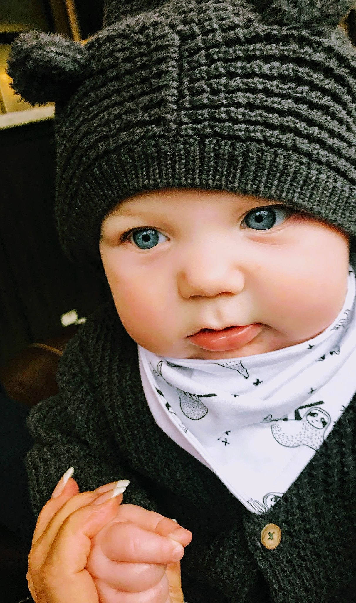 Aydan joined the competition — help win amazing prizes! beanie, bonnet, cap, cheek, child, clothing, cool, face, fashion_accessory, hat, headgear, headwear, knit_cap, lip, nose, person, portrait_photography, toddler, wool