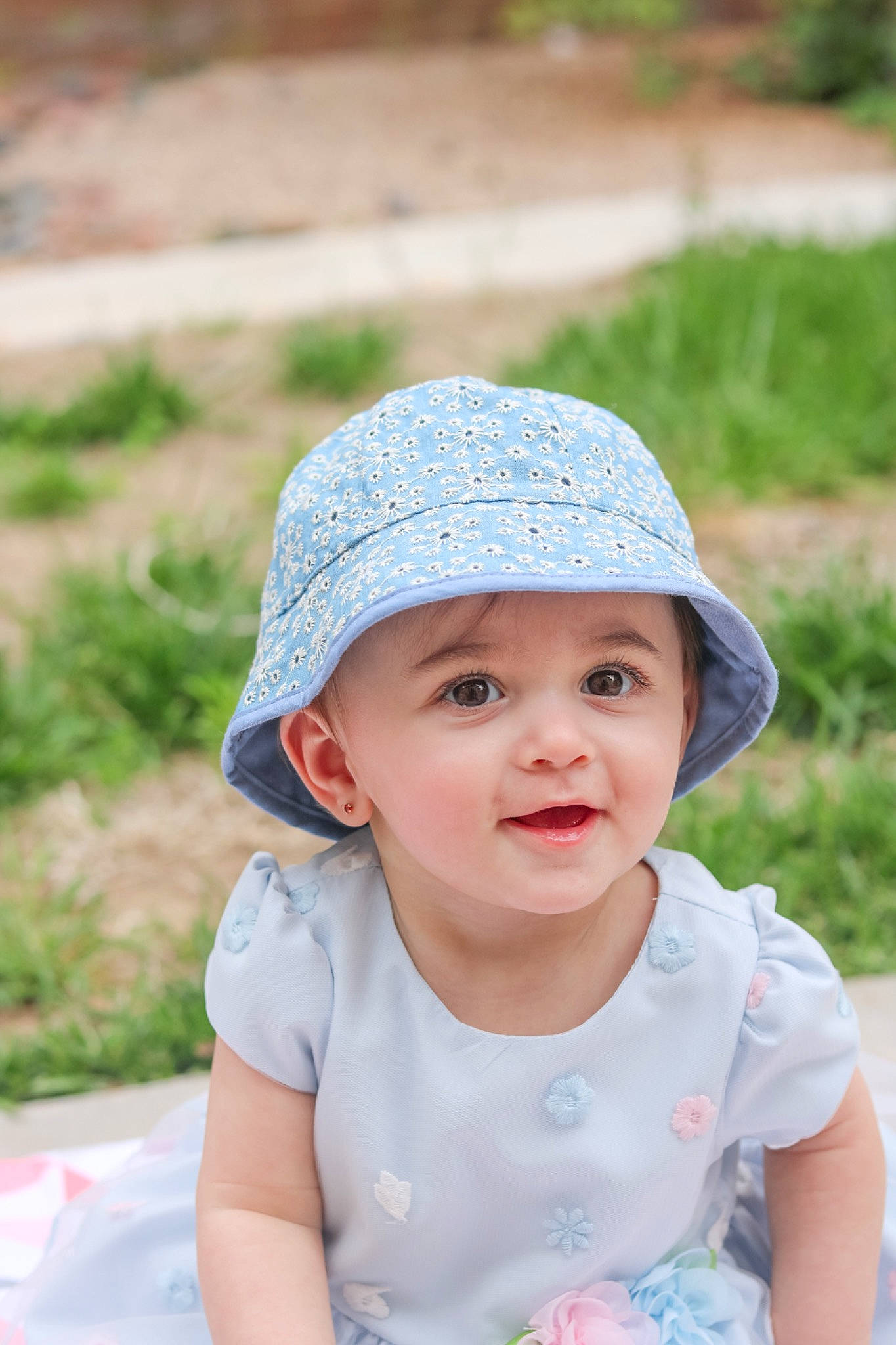 Airabella joined the competition — help win amazing prizes! baby, bonnet, cap, child, clothing, fashion_accessory, hat, headgear, headwear, pattern, person, skin, smile, summer, sun_hat, toddler, vacation