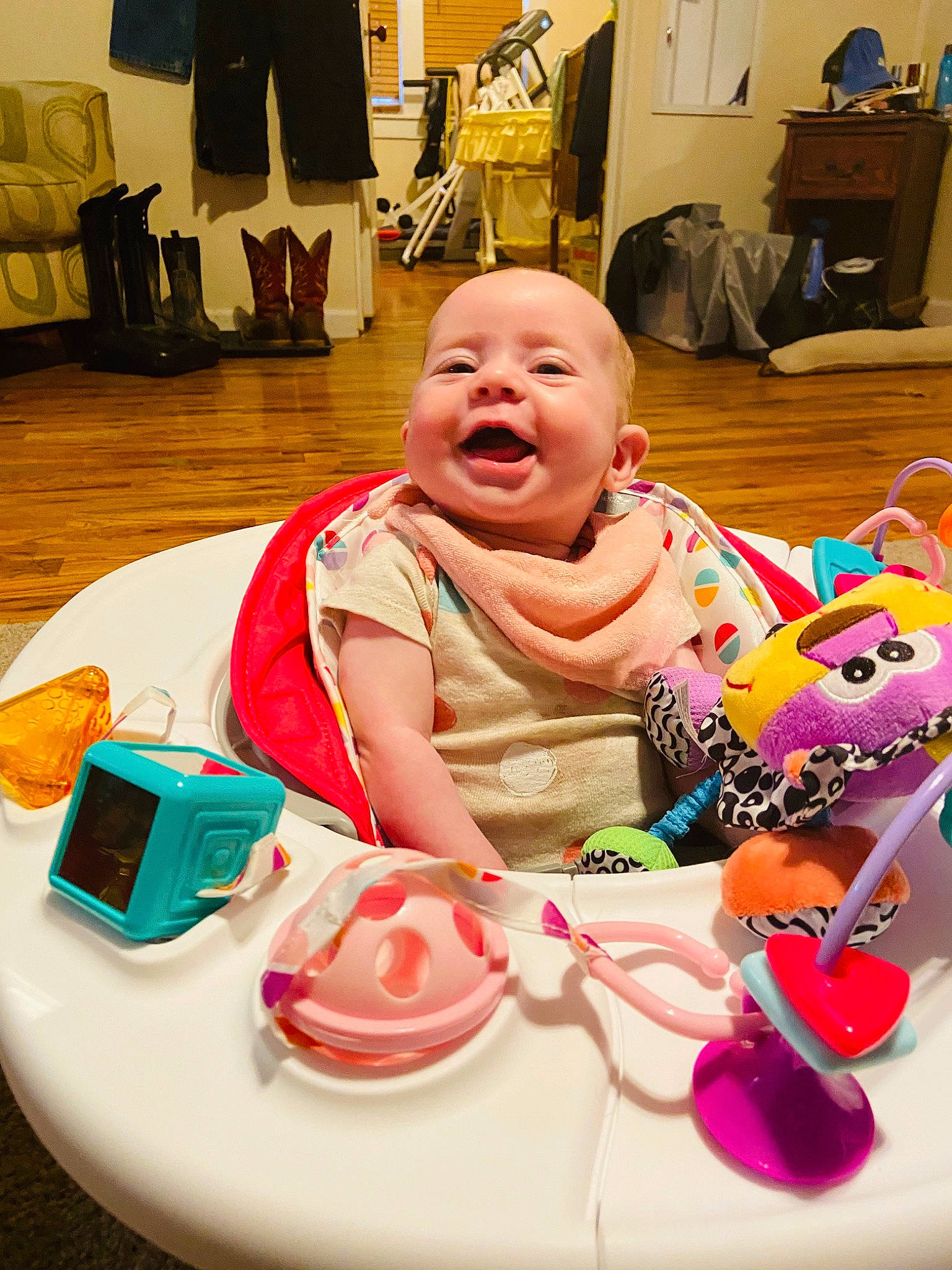 Genevieve joined the competition — help win amazing prizes! birthday, child, food, party, person, pink, play, toddler