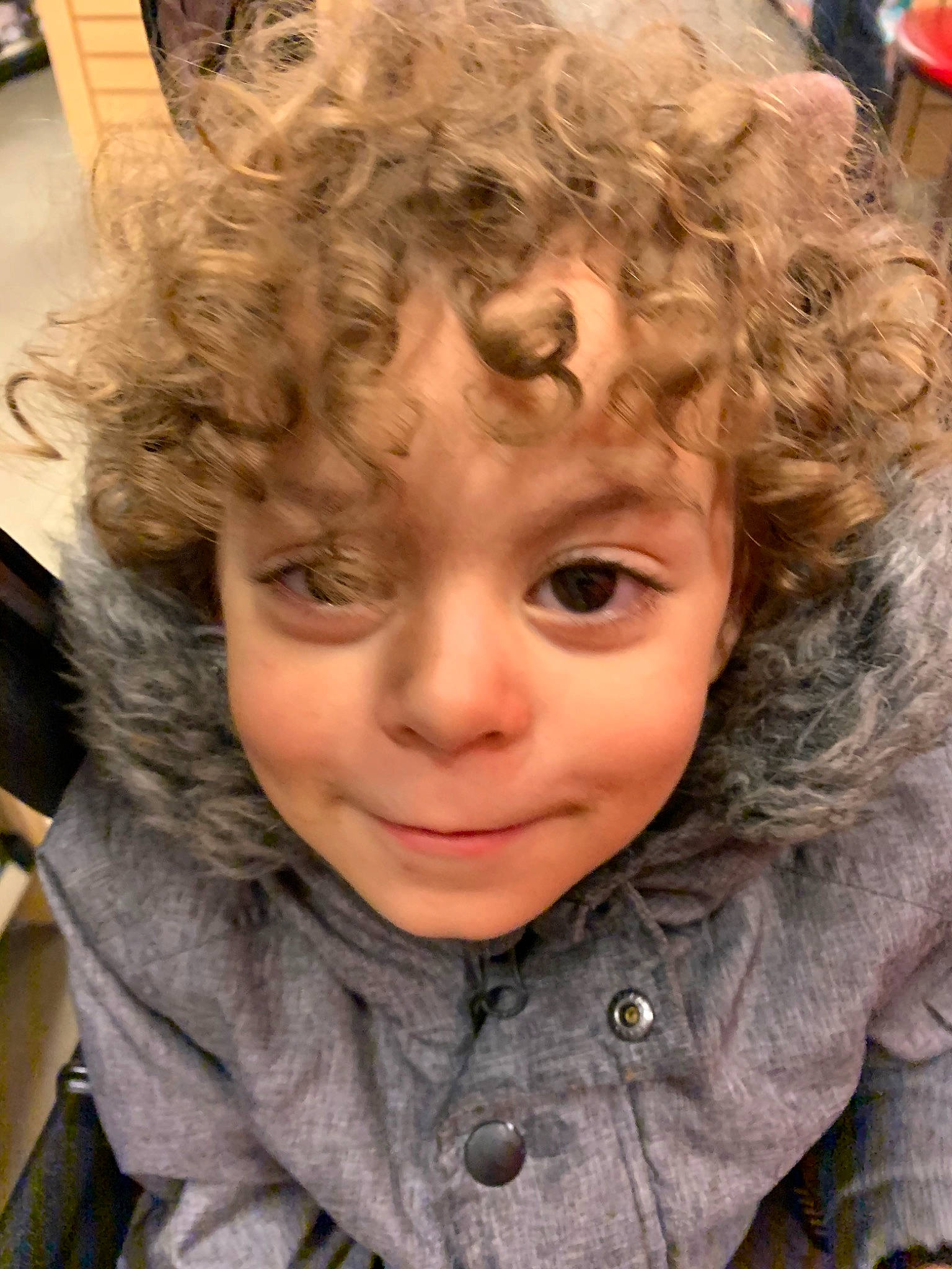 Kalvin is registered to the contest to win money with this photo: brown_hair, cheek, child, chin, eye, face, forehead, fur, hair, head, human, nose, person, photography, skin, smile, wrinkle