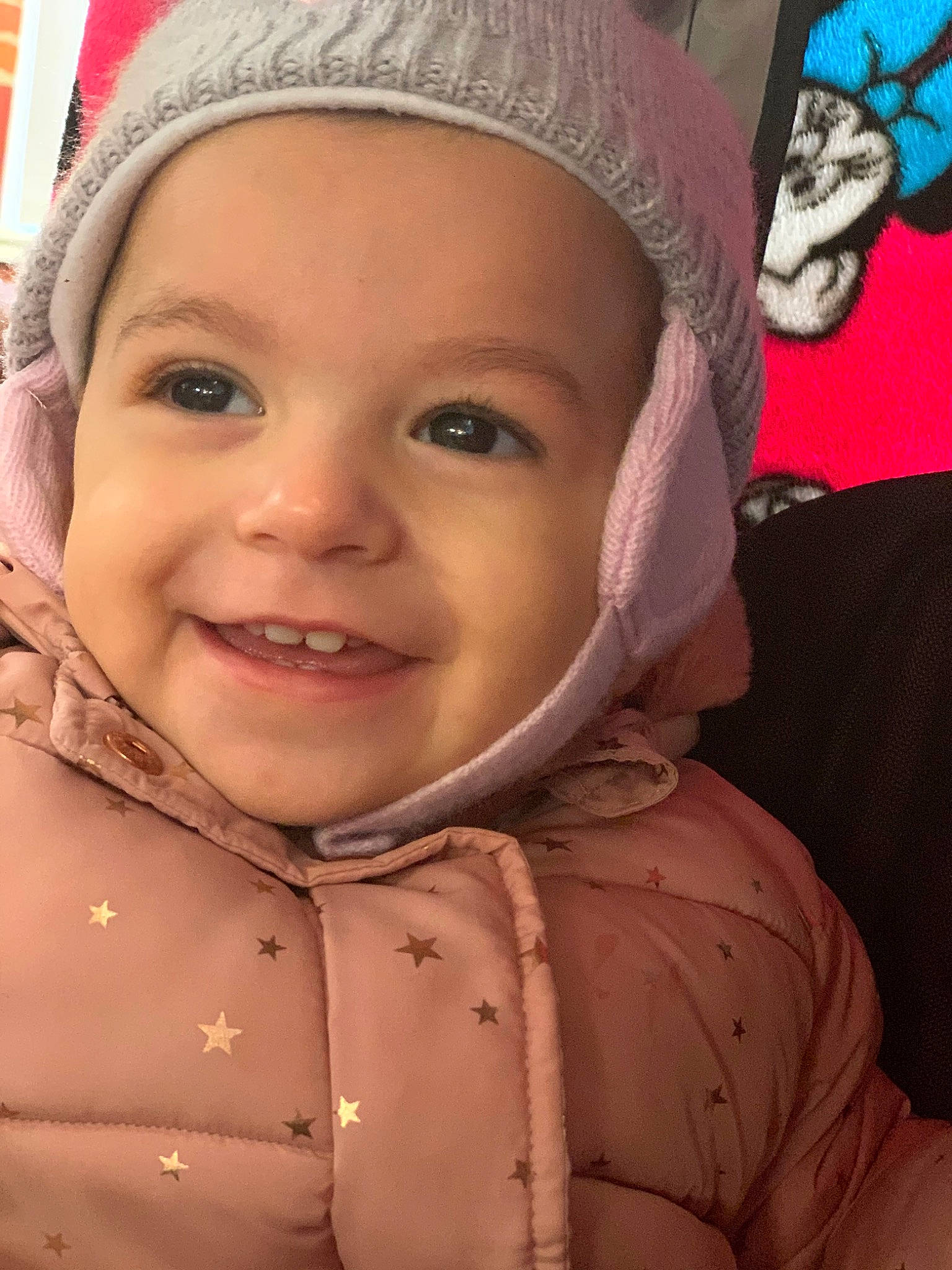 Kasaiyah joined the competition — help win amazing prizes! cheek, child, chin, close_up, eye, eyebrow, face, facial_expression, forehead, fun, head, headgear, joy, lip, mouth, nose, organ, person, pink, skin