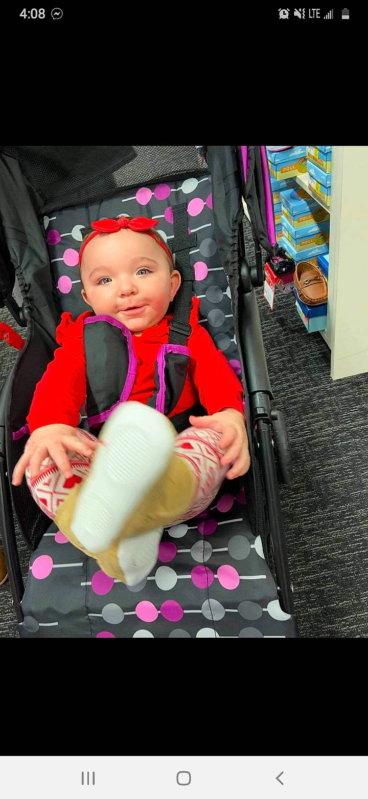 Lilianna joined the competition — help win amazing prizes! baby, baby_carriage, baby_products, baby_safety, baby_sleeping, baby_toddler_clothing, baggage, cheek, child, comfort, headwear, person, pink, product, toddler