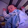 Jasper joined the competition — help win amazing prizes! baby, sleeping, blanket, crib, plush_toy, infant, bed, cozy, child, peaceful, toddler, soft, rest, indoors, cute, comfort, pajamas, face, closed_eyes, relaxation
