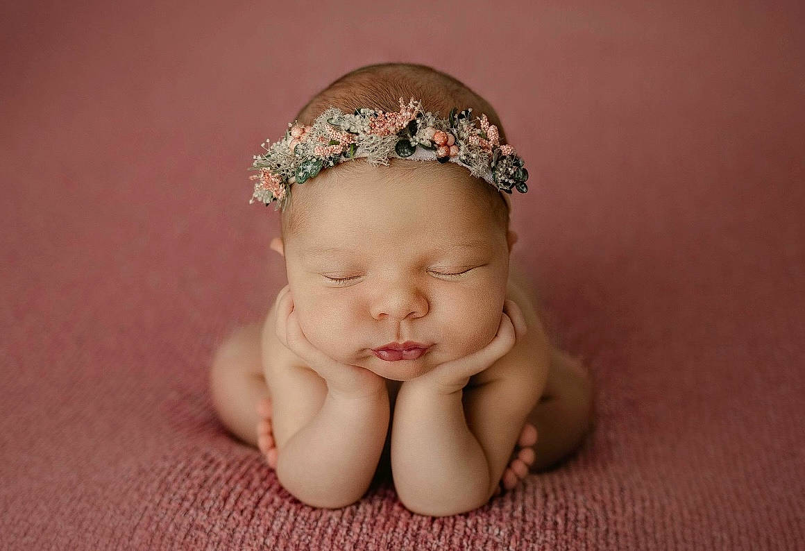 Lottie joined the competition — help win amazing prizes! arm, art, baby, baby_toddler_clothing, cap, cheek, ear, eye, face, hair, head, headband, headgear, headpiece, iris, jewellery, nail, person, plant, thumb