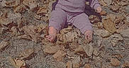 Ensleigh joined the competition — help win amazing prizes! baby, clothing, dress, face, grass, happy, hat, head, leaf, outdoors, pants, person, photography, plant, portrait, rock, sitting, soil, tree, vegetation