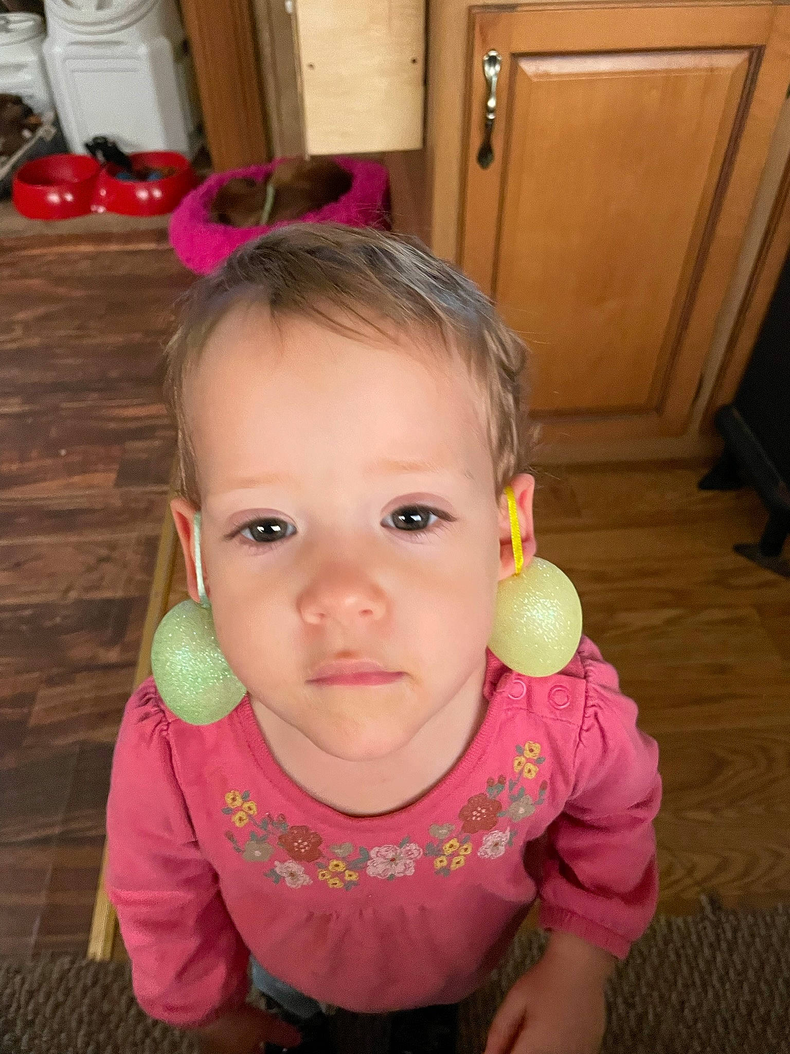 Jasmin joined the competition — help win amazing prizes! baby, baby_toddler_clothing, cheek, ear, eye, eyelash, finger, hair, happy, head, iris, lip, neck, nose, person, pink, skin, sleeve, smile, toddler