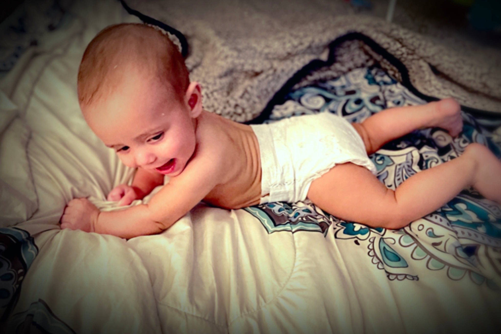 Remington Todd joined the competition — help win amazing prizes! arm, baby, baby_toddler_clothing, cheek, comfort, dress, eye, finger, flash_photography, grass, hand, happy, headgear, human_body, iris, lip, mouth, person, pink, skin