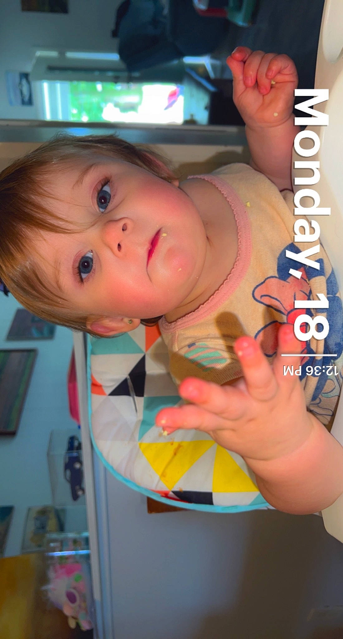 Madison joined the competition — help win amazing prizes! baby, cheek, child, elbow, eyelash, finger, flesh, fun, gesture, mouth, nail, nose, person, photography, room, thumb, toddler