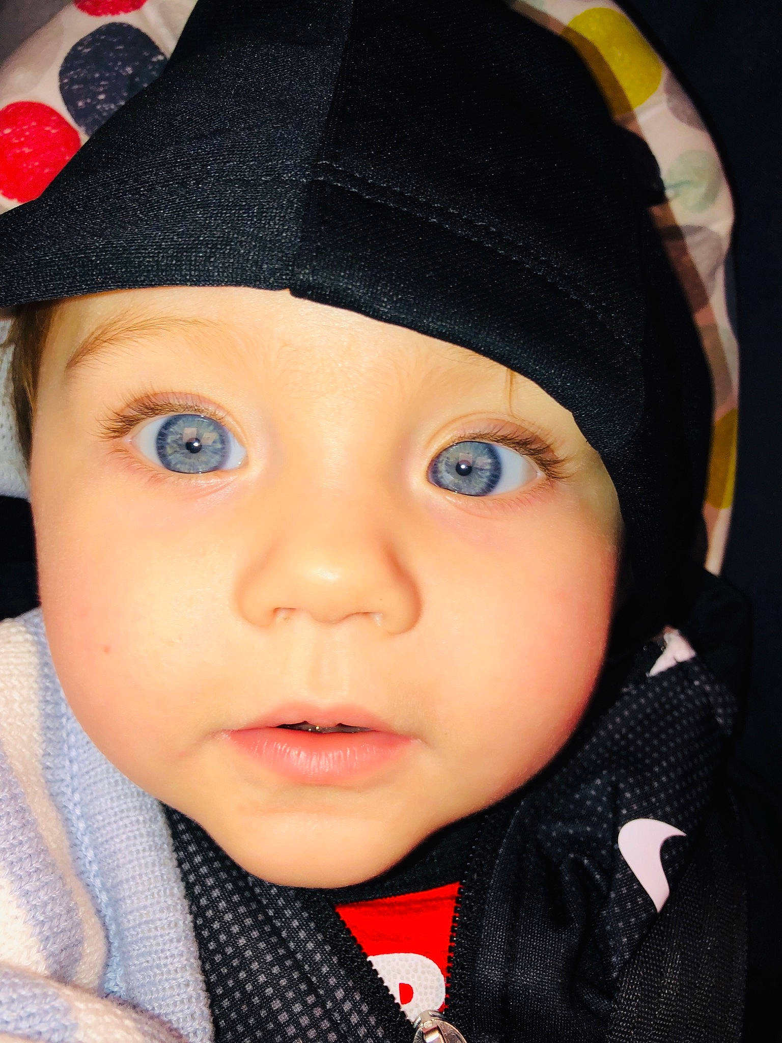 Dominick joined the competition — help win amazing prizes! black_hair, cheek, child, chin, doll, eye, face, forehead, head, headgear, lip, nose, person, toddler