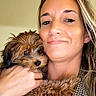 Peanut joined the competition — help win amazing prizes! affection, animal, casual, closeup, cuddle, cute, dog, face, friendly, fur, hair, hand, indoor, love, person, pet, portrait, puppy, smile, woman