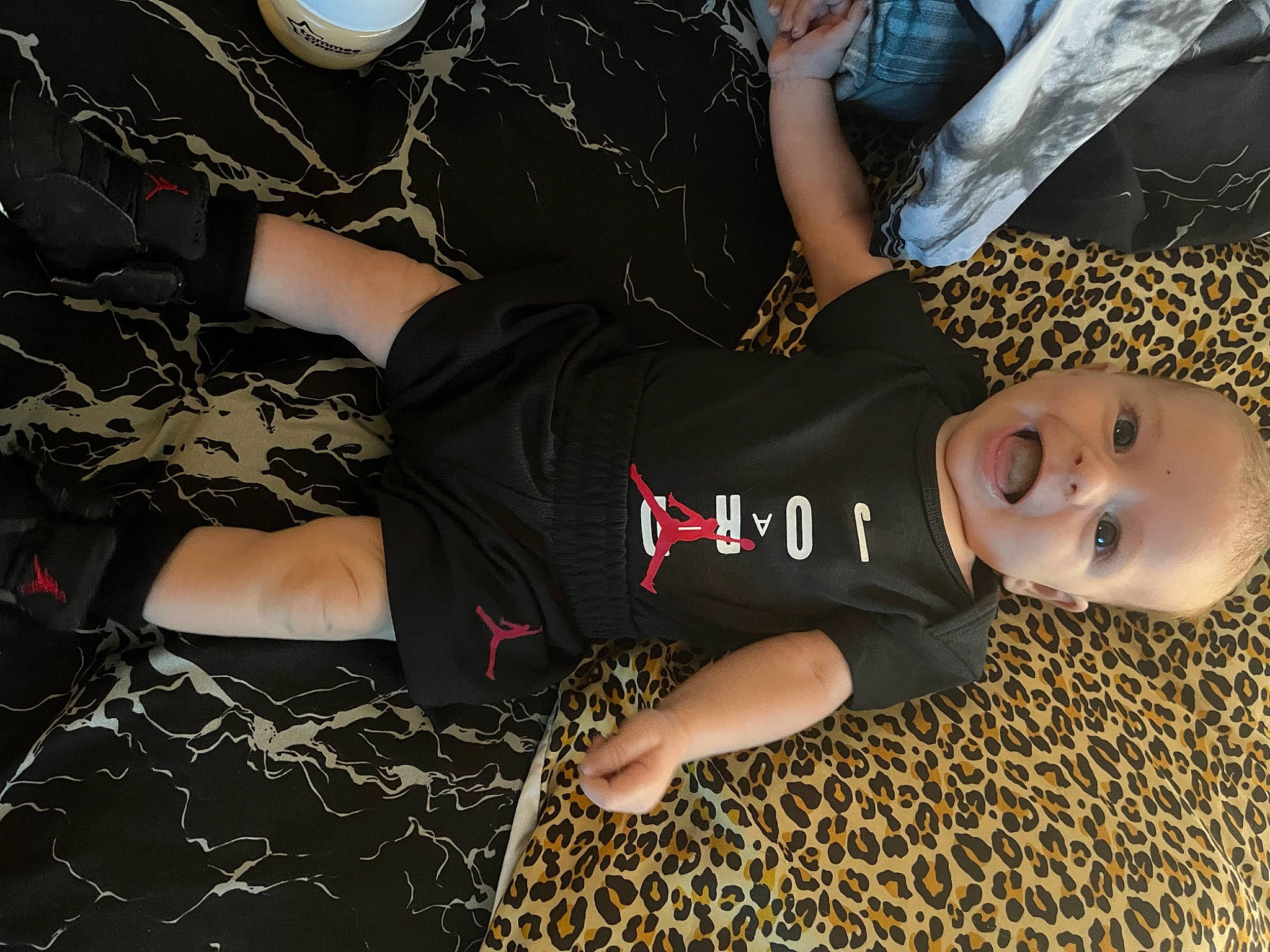 Caine joined the competition — help win amazing prizes! baby, baby_toddler_clothing, child, cool, elbow, eyewear, flash_photography, flooring, fun, grass, hat, human_leg, knee, pattern, person, sleeve, sportswear, t_shirt, thigh, toddler