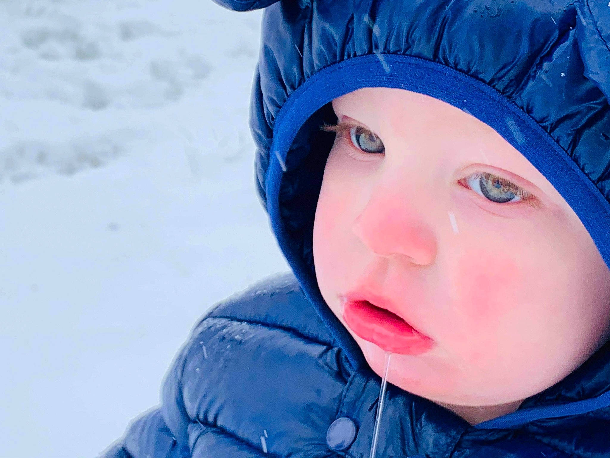 Riker joined the competition — help win amazing prizes! azure, baby, black_hair, blue, cap, clothing, electric_blue, eye, eyebrow, eyelash, flash_photography, happy, headgear, headwear, iris, lip, nose, outerwear, person, smile