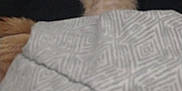 Simba joined the competition — help win amazing prizes! kitten, cat, blanket, sleeping, cozy, paw, fur, resting, indoor, cute, animal, pet, comfort, soft, relaxing, patterned_blanket, orange_cat, lying_down, closeup, sleep