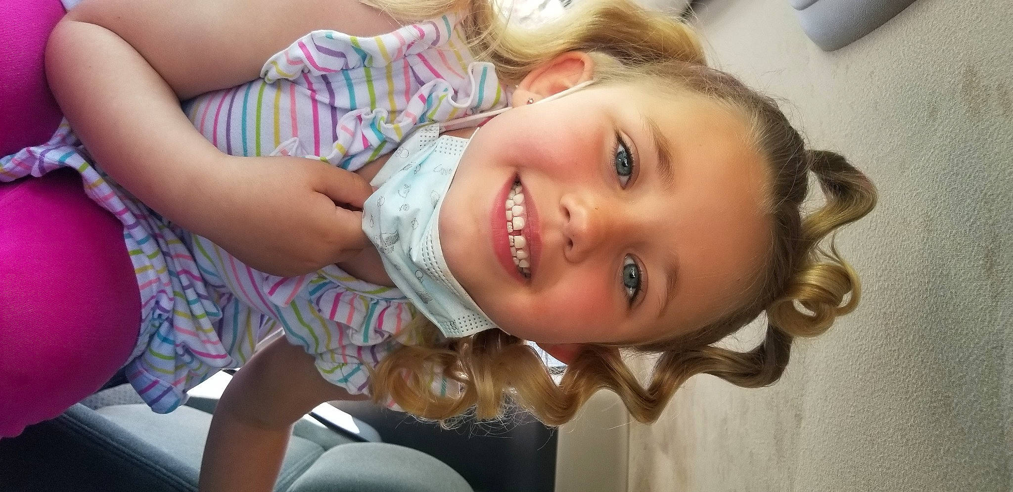 Allison joined the competition — help win amazing prizes! blond, cheek, child, chin, eye, eyebrow, eyelash, fun, happy, hat, iris, joy, leisure, lip, mouth, neck, nose, person, pink, skin