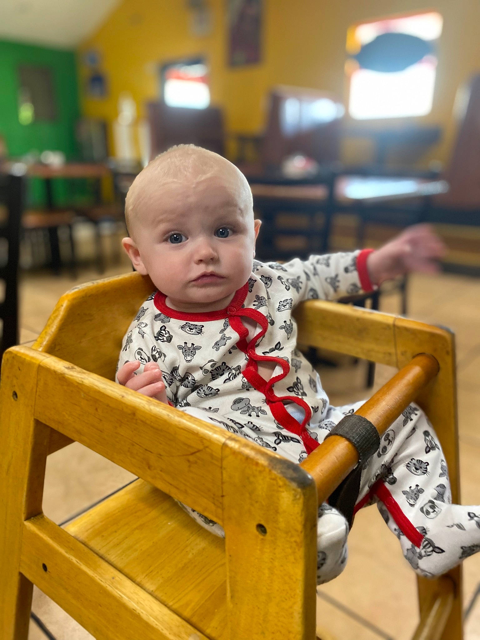 Keegan is registered to the contest to win money with this photo: baby, baby_products, baby_toddler_clothing, baby_toys, chair, cheek, child, comfort, fun, green, happy, leisure, person, product, room, sitting, skin, sleeve, television, toddler