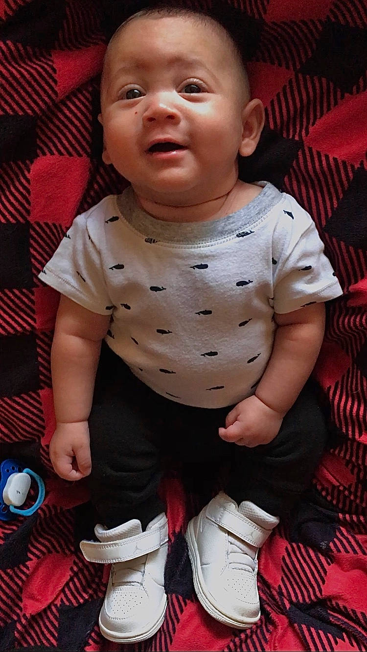 Angel joined the competition — help win amazing prizes! baby, baby_toddler_clothing, cheek, chin, cool, face, finger, flash_photography, happy, human_body, lip, mouth, neck, nose, person, pink, red, skin, sleeve, t_shirt