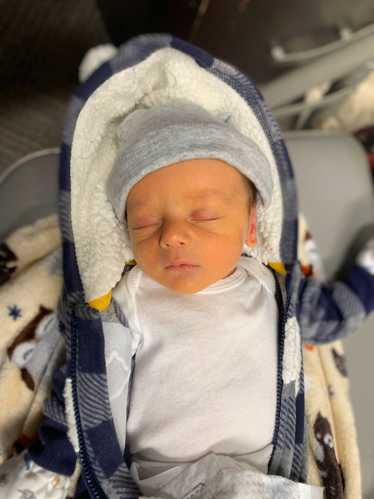 Mekkiah joined the competition — help win amazing prizes! baby, baby_carriage, baby_products, baby_safety, baby_toddler_clothing, cheek, child, comfort, hat, person, sitting, thumb, toddler