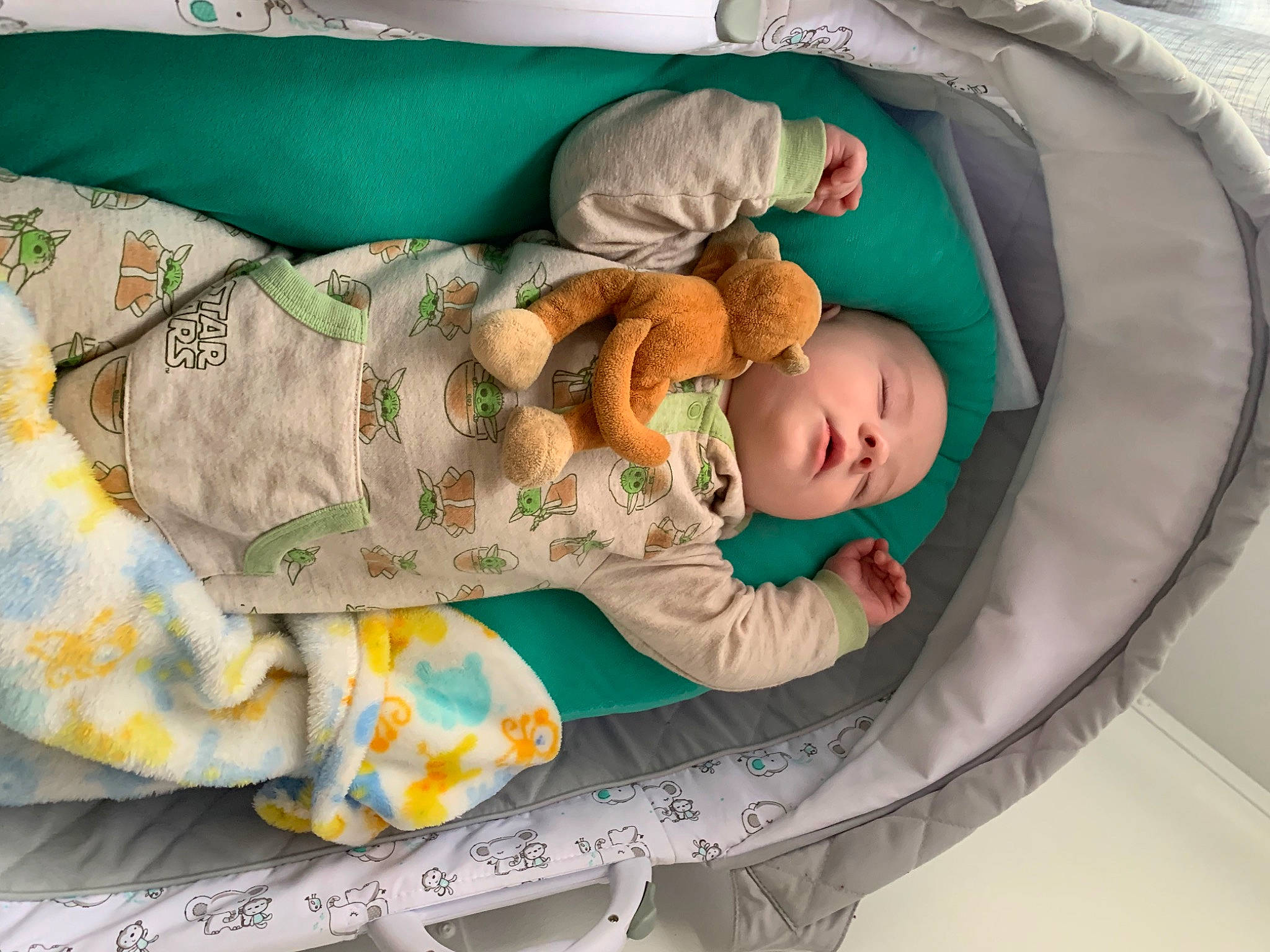 James joined the competition — help win amazing prizes! baby, baby_carriage, baby_products, baby_safety, baby_sleeping, baby_toddler_clothing, baby_toys, bedding, bedtime, blanket, child, comfort, infant_bed, linens, nap, person, room, sleep, toddler