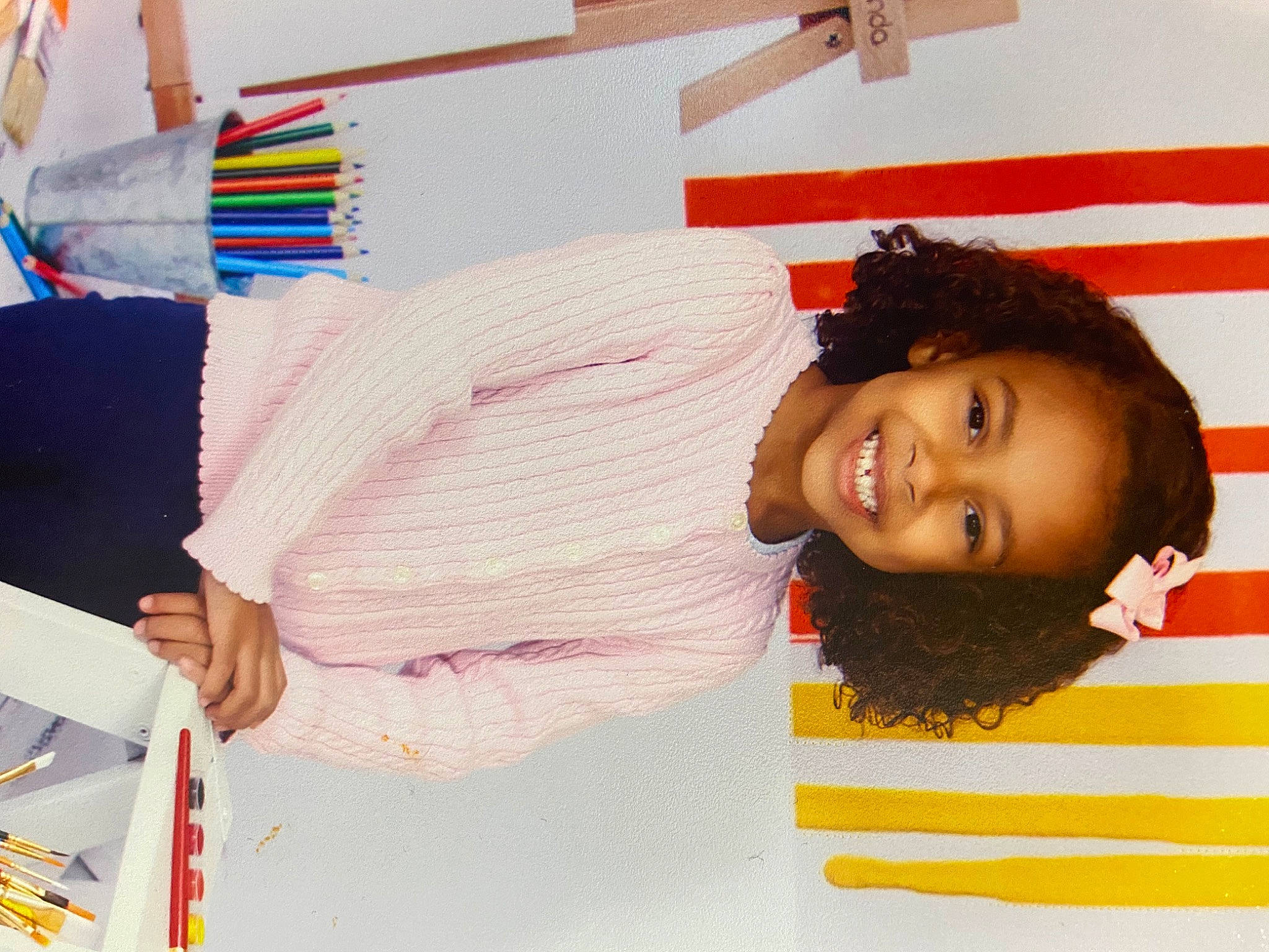 Victoria joined the competition — help win amazing prizes! child, clothing, event, fashion_design, flag, fun, happy, joy, magenta, organ, pattern, person, red, room, smile, toddler, white