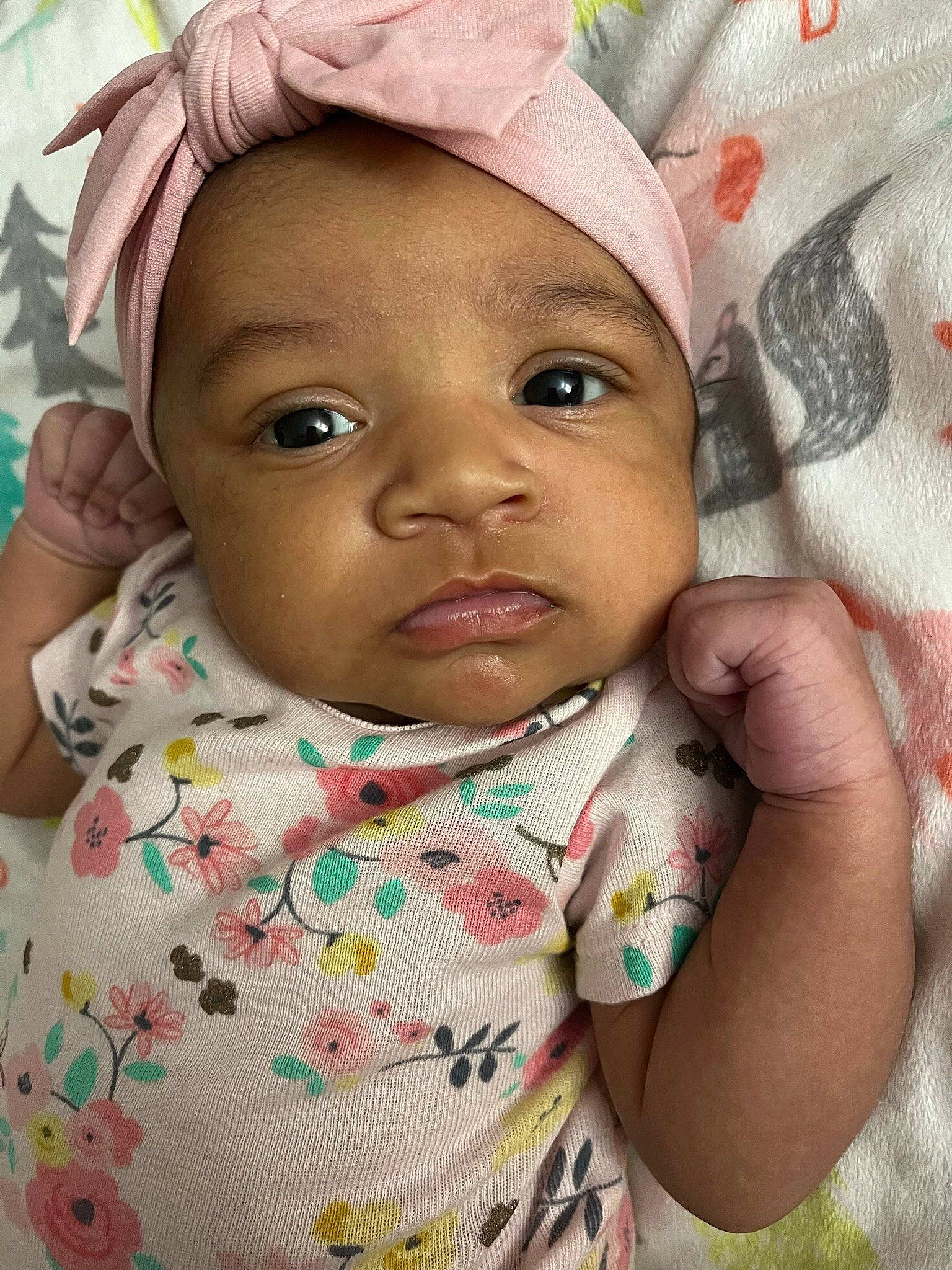 Aisley is registered to the contest to win money with this photo: baby, baby_toddler_clothing, cheek, chin, eyebrow, eyelash, finger, forehead, gesture, happy, head, iris, lip, mouth, nose, organ, person, pink, skin, textile