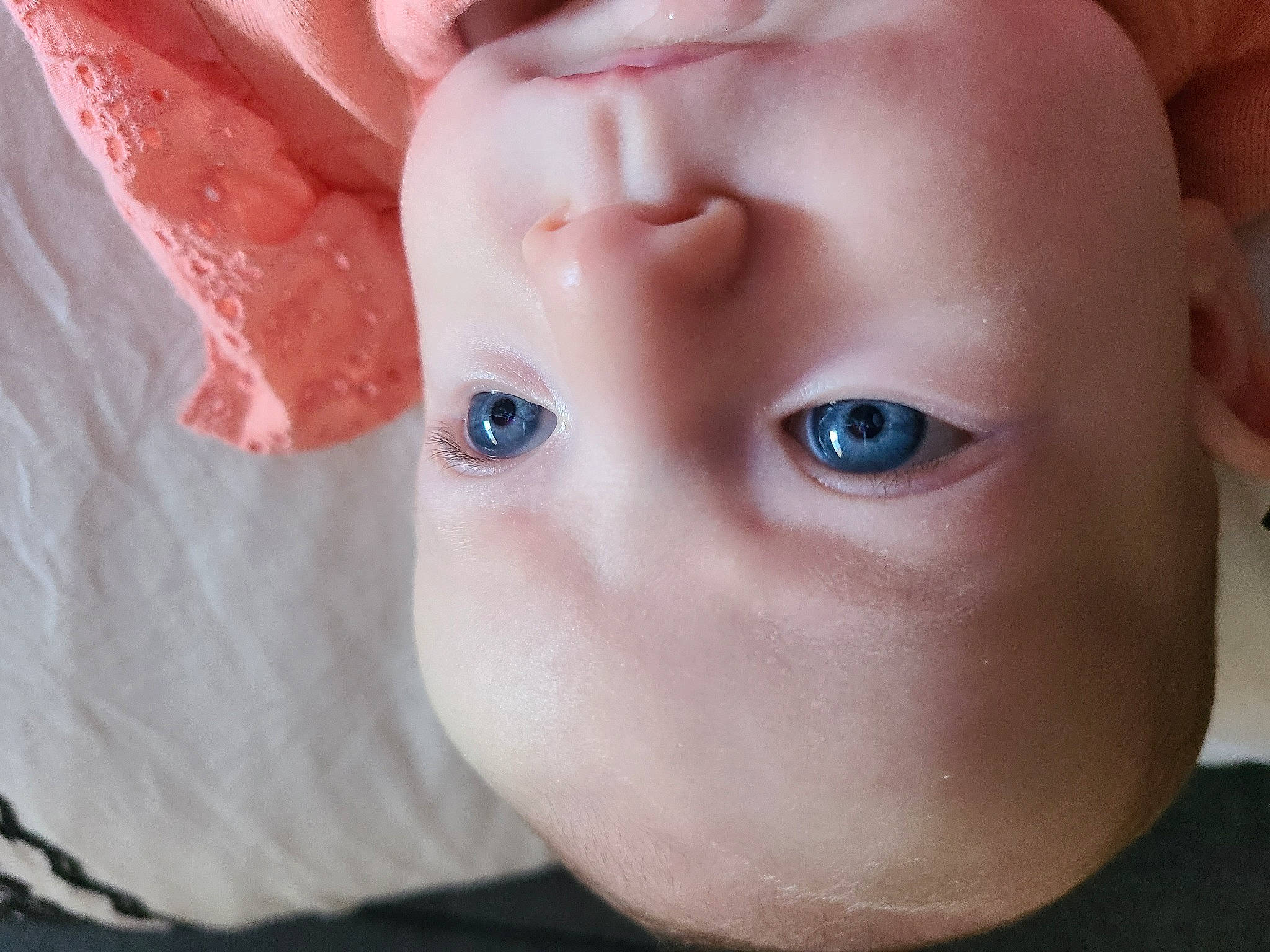 Scarlett Grace is registered to the contest to win money with this photo: cheek, chin, ear, eye, eyebrow, eyelash, finger, forehead, gesture, human_body, iris, jaw, lip, mouth, neck, nose, pink, skin, smile, toy