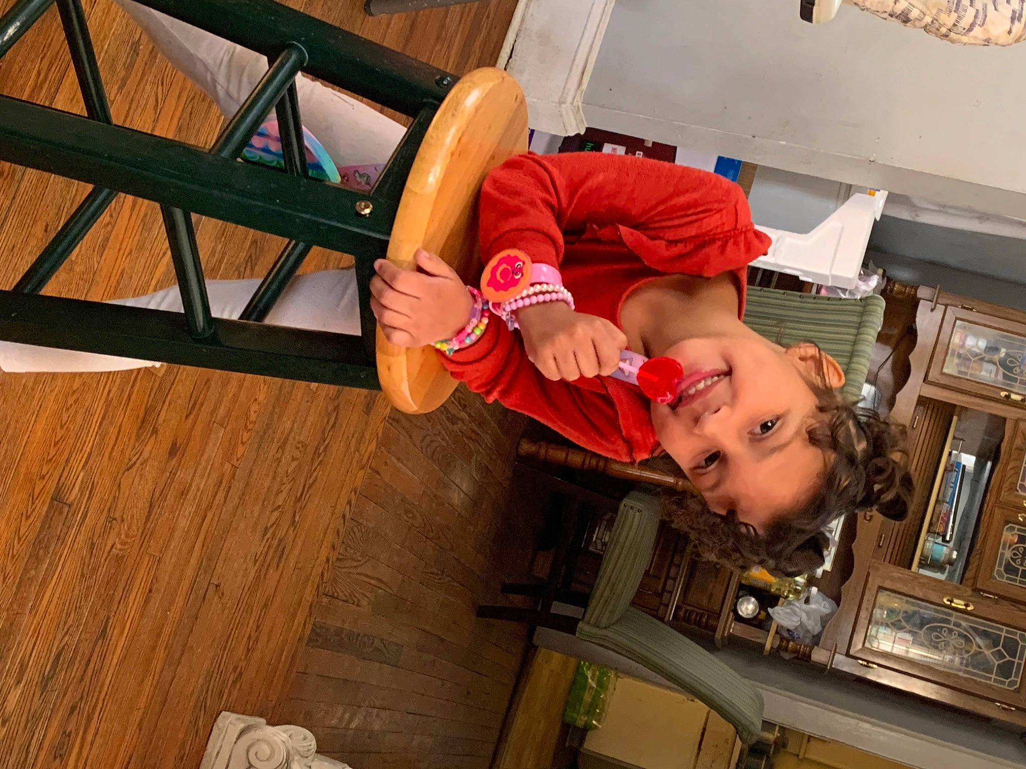 Arabella joined the competition — help win amazing prizes! child, comfort, flooring, fun, hardwood, human_leg, joy, laminate_flooring, person, room, t_shirt, thigh, toddler, wood, wood_flooring, wood_stain