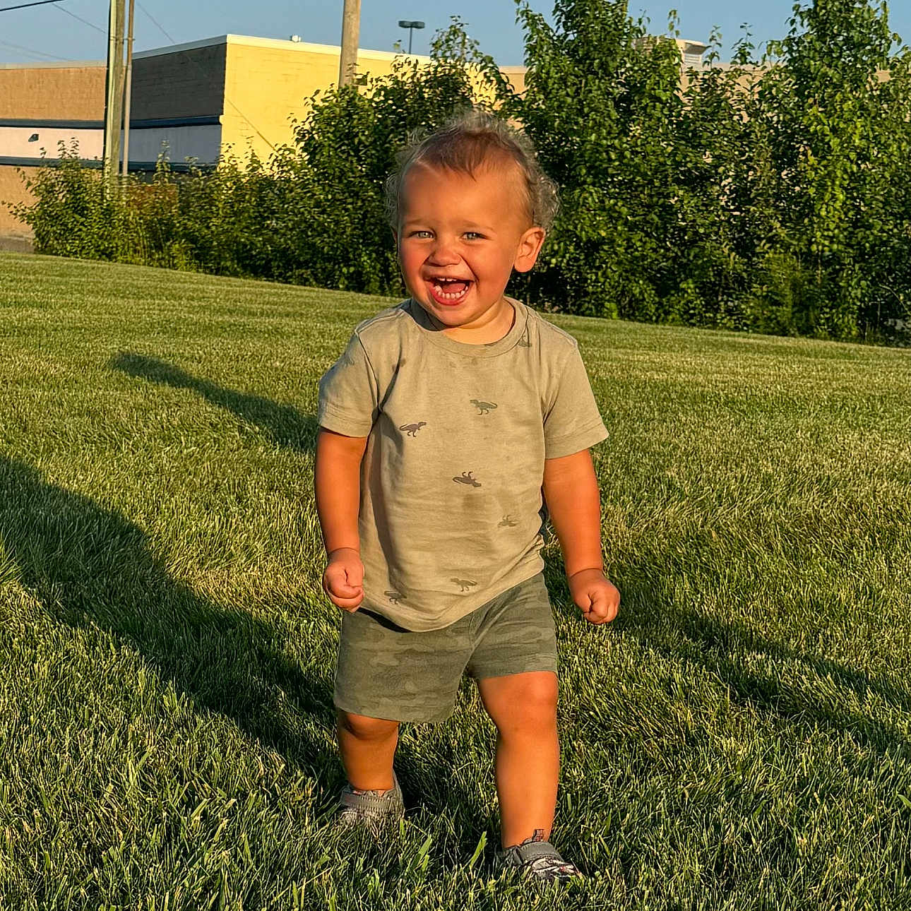 Preston joined the competition — help win amazing prizes! backyard, boy, child, clothing, face, grass, head, lawn, male, nature, outdoors, park, person, photography, plant, portrait, shorts, summer, t_shirt, yard