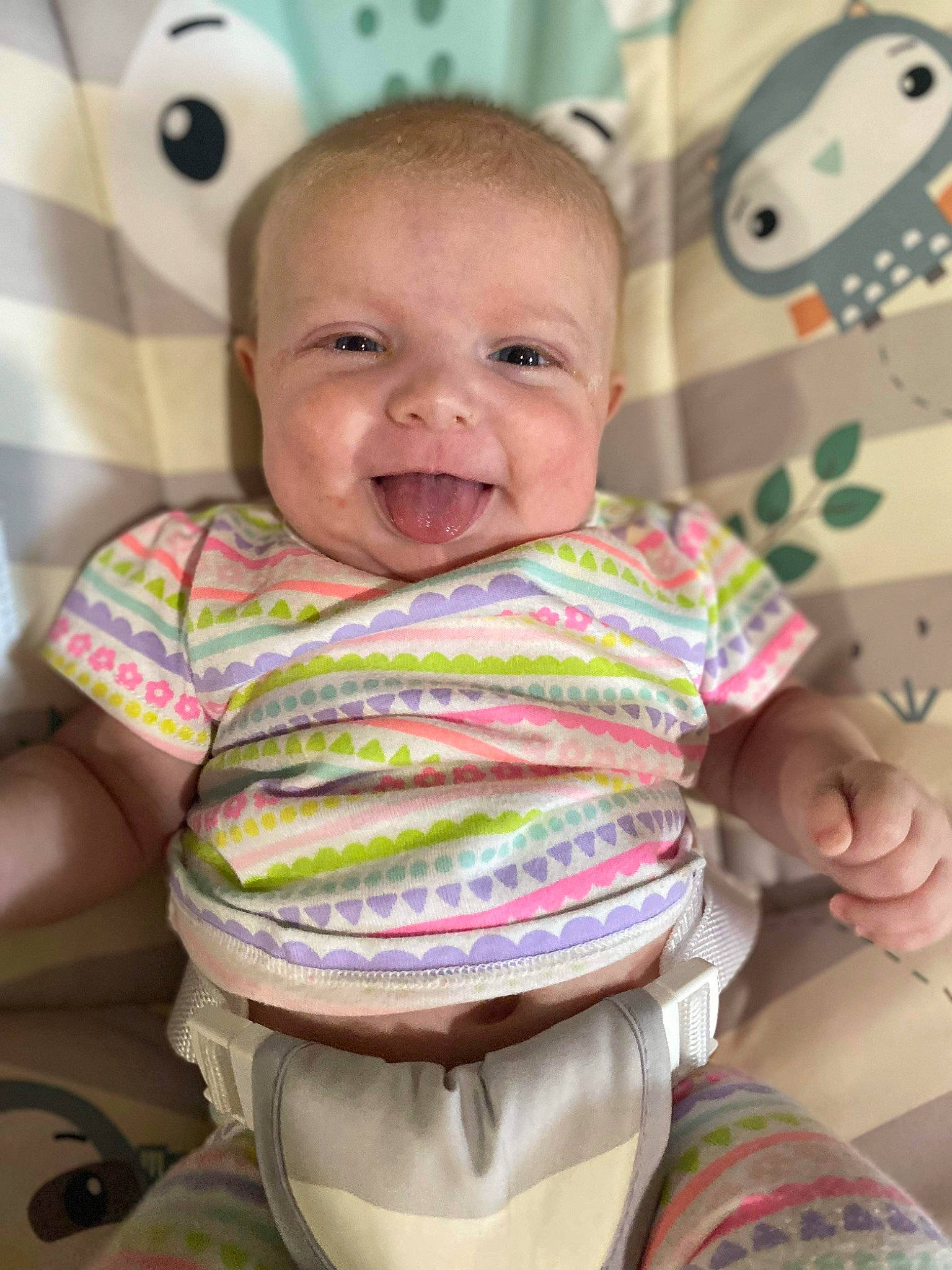Brynnleigh is registered to the contest to win money with this photo: baby, baby_toddler_clothing, cheek, chin, eye, face, facial_expression, happy, head, iris, mouth, nose, organ, person, pink, product, skin, sleeve, smile, textile