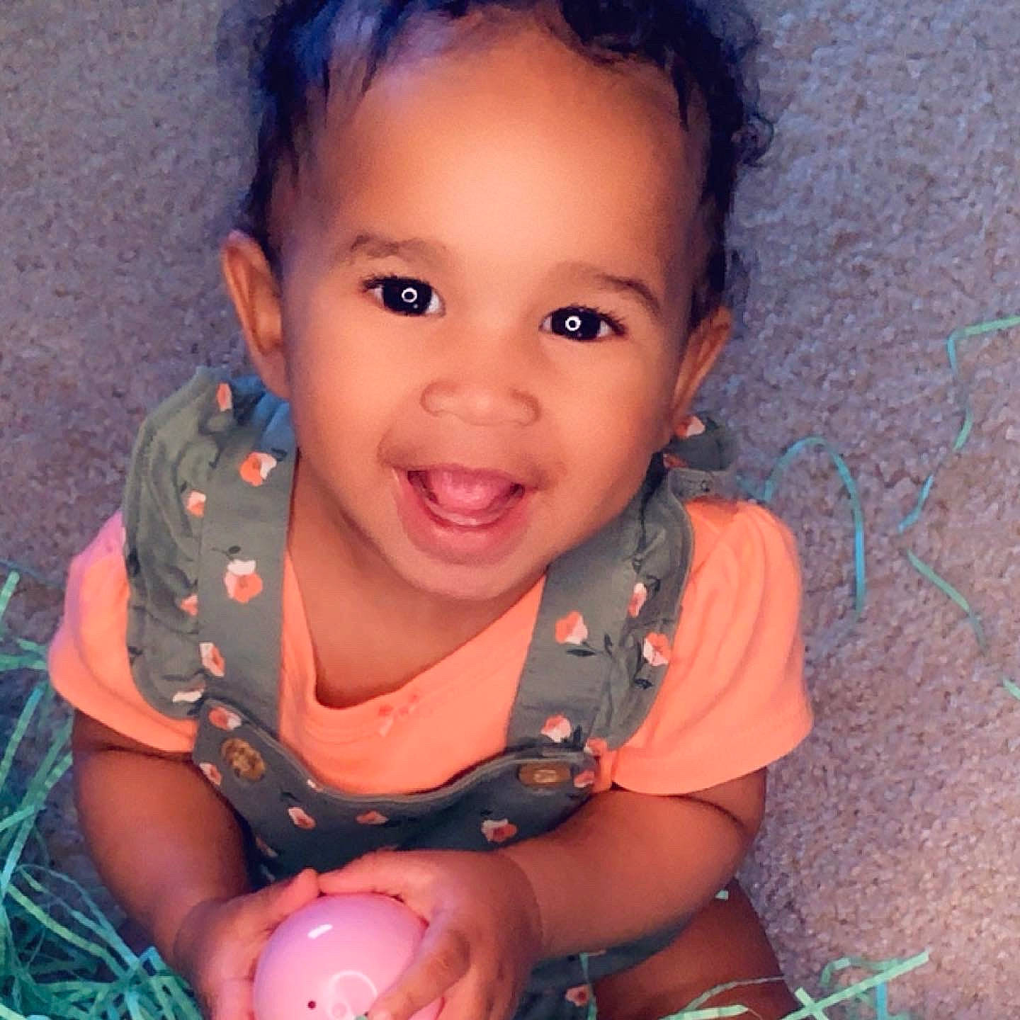 Leilani joined the competition — help win amazing prizes! arm, baby, baby_toddler_clothing, cheek, chin, eyebrow, finger, flash_photography, happy, iris, joy, light, lip, mouth, neck, nose, people_in_nature, person, pink, skin