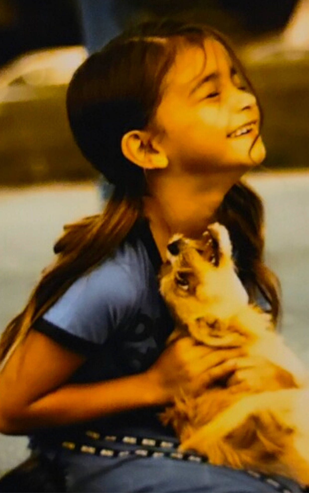 Naudia joined the competition — help win amazing prizes! abdomen, brown_hair, child, companion_dog, felidae, flash_photography, fun, fur, happy, laugh, leisure, long_hair, person, portrait, portrait_photography, sitting, skin, smile, whiskers