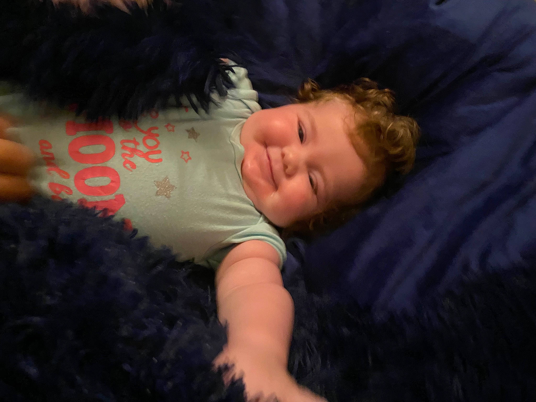 Aloura is registered to the contest to win money with this photo: black_hair, child, cloud, comfort, companion_dog, couch, darkness, flash_photography, fun, fur, grass, happy, joy, linens, person, room, skin, smile, t_shirt, textile