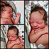 Aspen is registered to the contest to win money with this photo: newborn, baby, infant, sleeping, smiling, blanket, pattern, heart, skin, hair, pacifier, closeup, cute, child, resting, indoors, soft, wrapped, peaceful, portrait