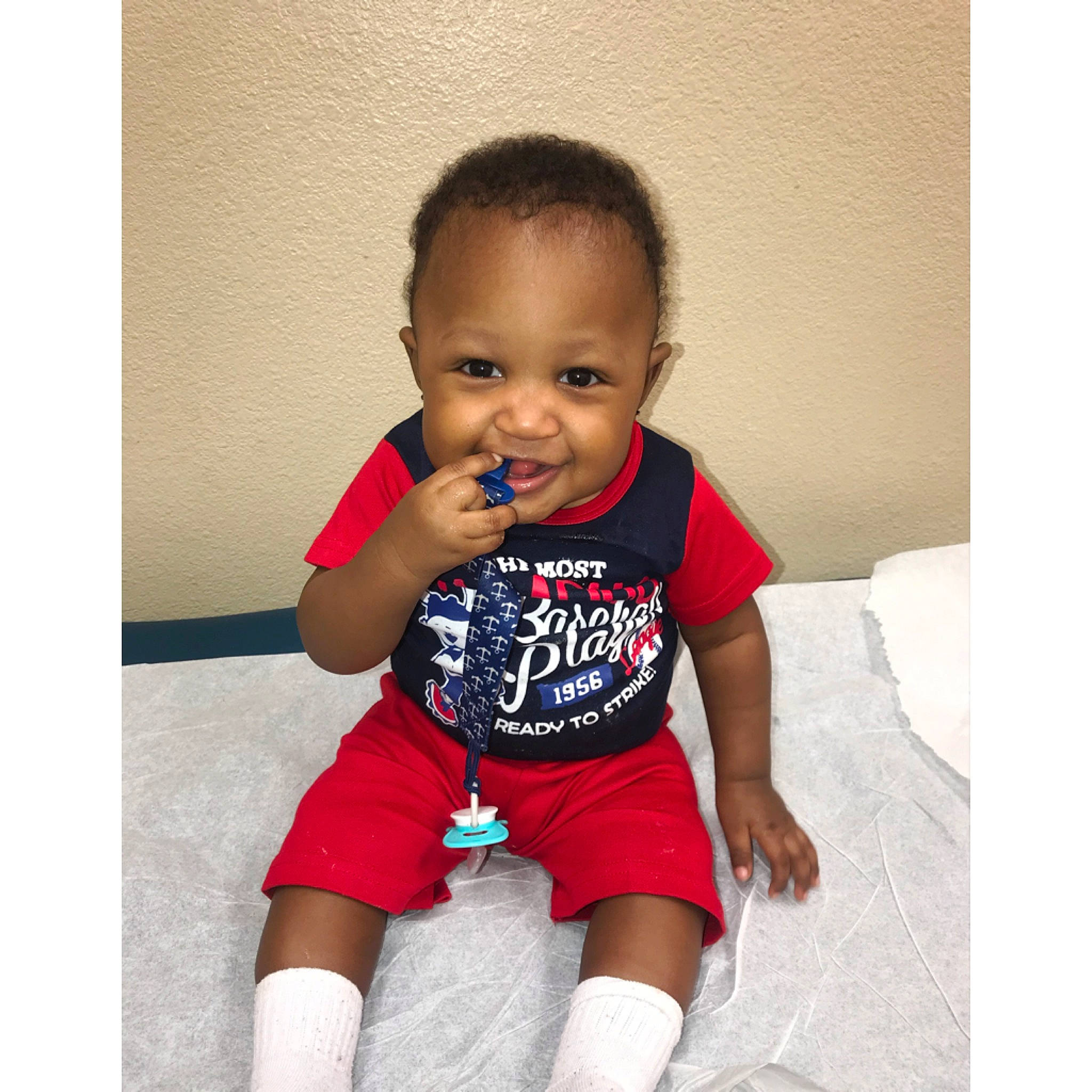 Kaycee is registered to the contest to win money with this photo: arm, baby, baby_toddler_clothing, beauty, cheek, child, cool, face, head, joint, joy, leg, lip, nose, person, play, product, sitting, skin, standing