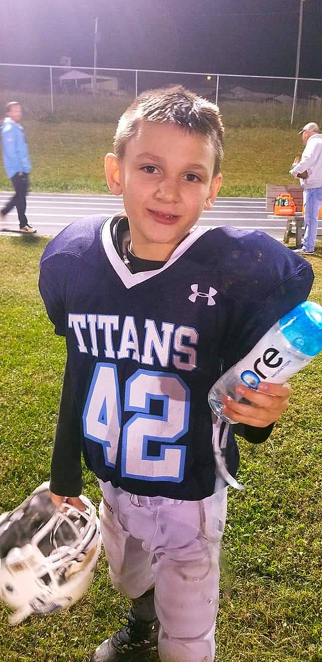 Adam joined the competition — help win amazing prizes! american_football, competition_event, gridiron_football, jersey, person, player, sports_gear, sports_uniform, sportswear, team, team_sport, tournament