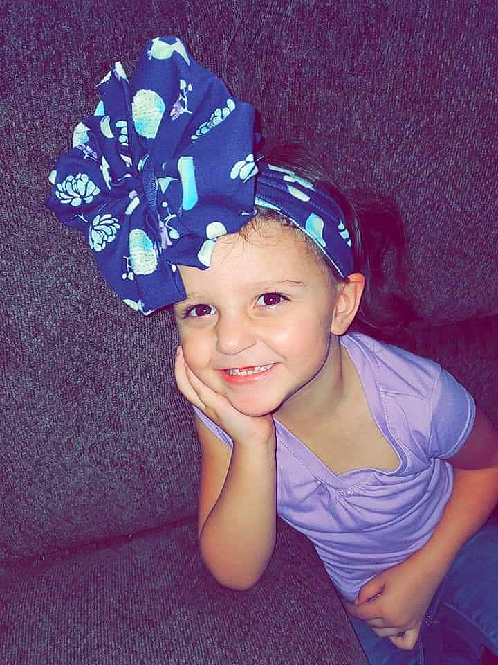 Melony is registered to the contest to win money with this photo: baby, blue, child, costume_accessory, costume_hat, fashion_accessory, hair_accessory, headgear, headpiece, joy, lavender, person, purple, smile, toddler, violet