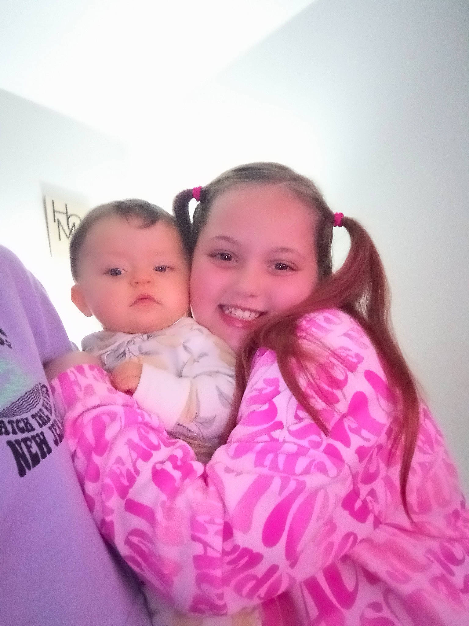 Jade joined the competition — help win amazing prizes! baby, baby_products, baby_toddler_clothing, cheek, child, comfort, event, fun, gesture, happy, hug, iris, joy, lip, magenta, person, pink, sitting, skin, sleeve