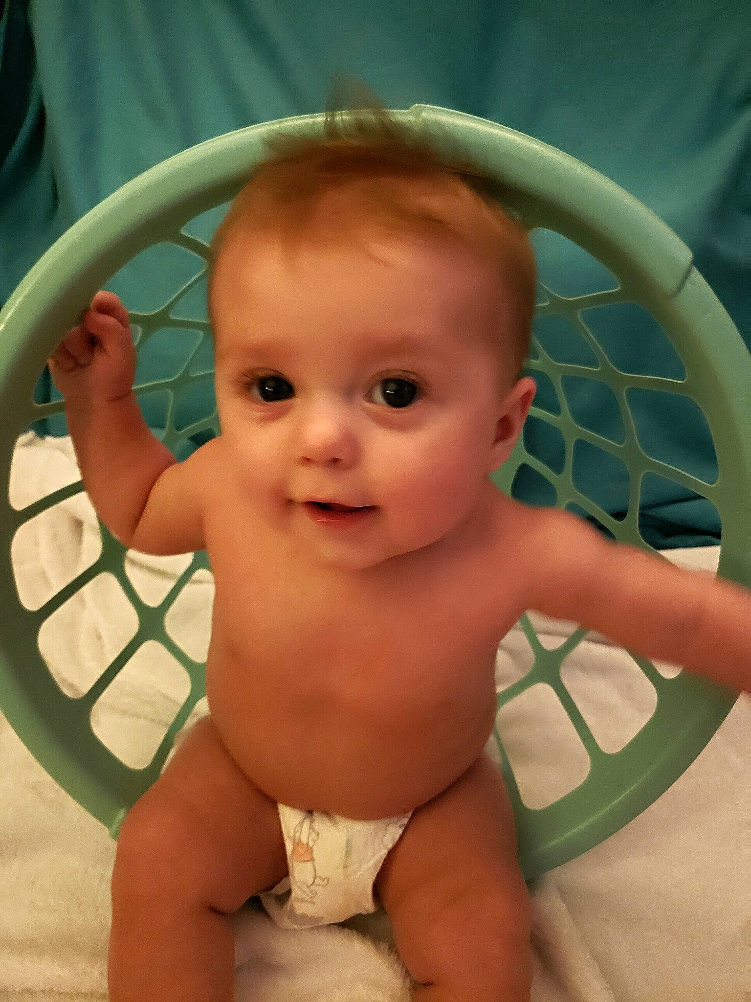 Isabella is registered to the contest to win money with this photo: baby, baby_bathing, baby_products, bathing, cheek, child, eye, face, fun, head, lip, mouth, muscle, person, product, skin, smile, toddler