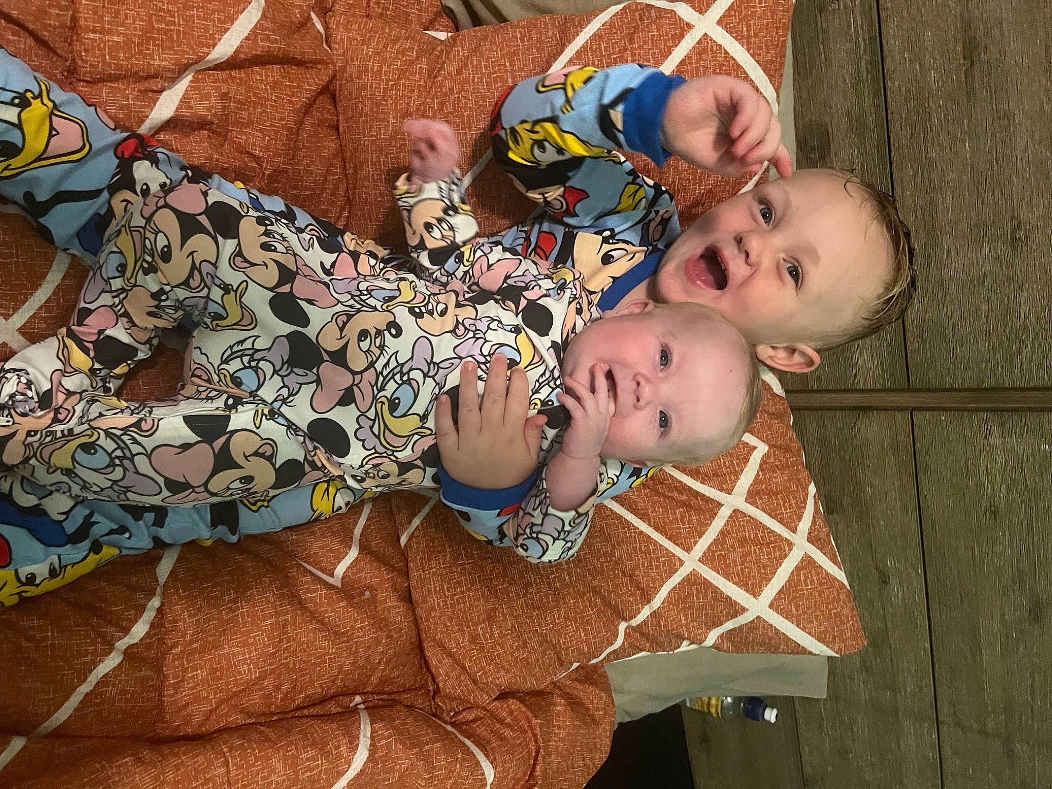 Parker joined the competition — help win amazing prizes! art, baby, baby_products, baby_toddler_clothing, child, comfort, flooring, grass, happy, linens, mammal, pattern, person, room, sitting, textile, toddler, wood