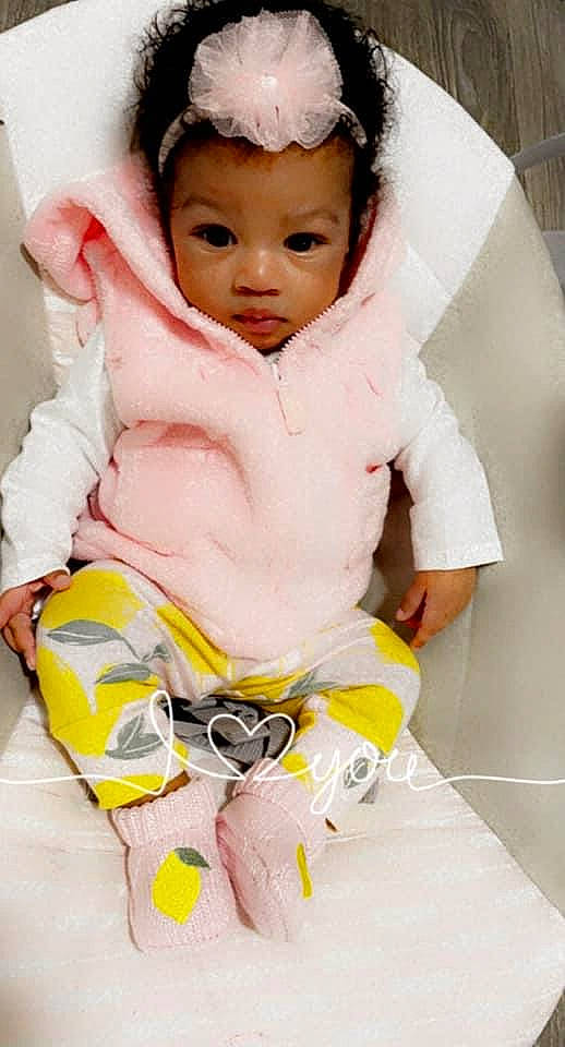 Amoni joined the competition — help win amazing prizes! baby, baby_safety, baby_toddler_clothing, cheek, chin, comfort, eye, face, head, headgear, lip, nose, person, photograph, pink, skin, sleeve, textile, toddler, white