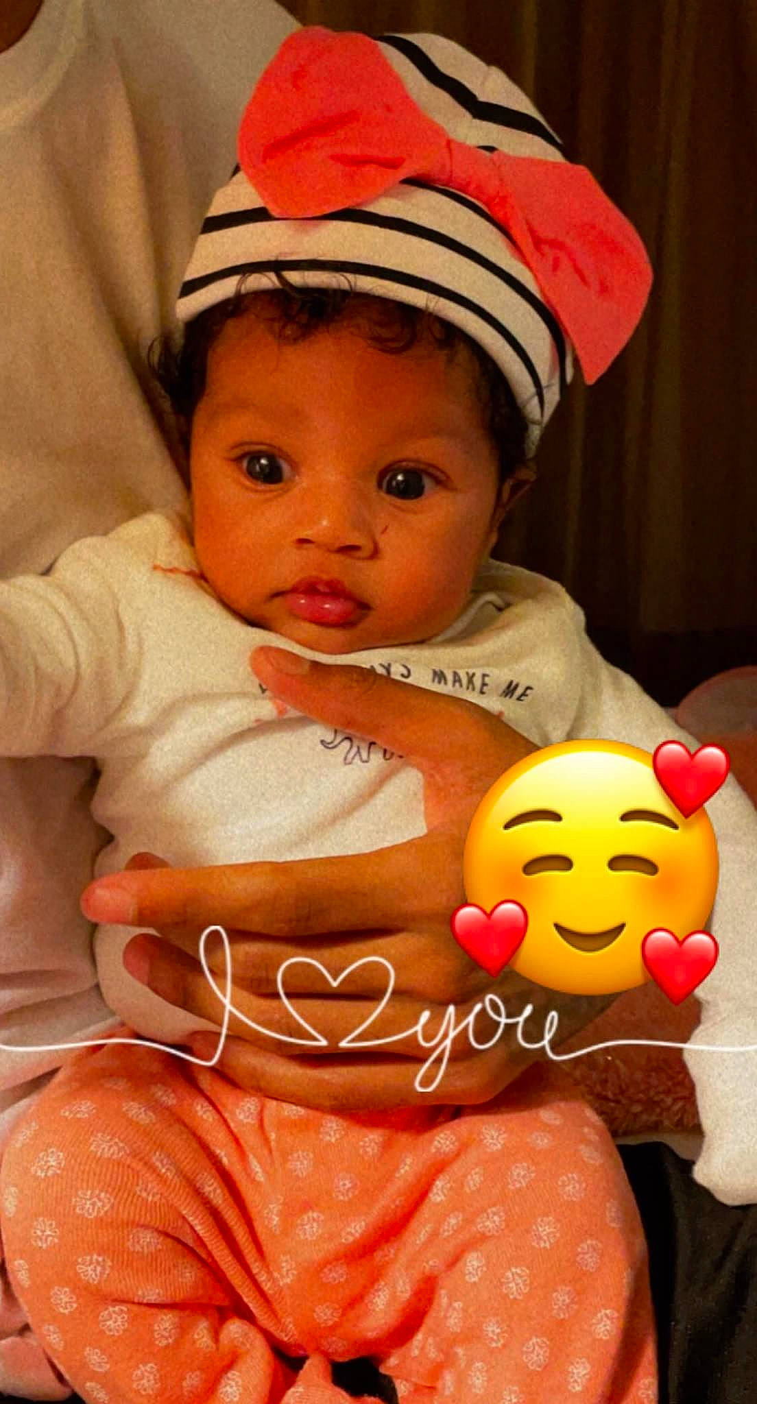 Amoni joined the competition — help win amazing prizes! baby, baby_toddler_clothing, cap, cheek, child, chin, costume_hat, facial_expression, fun, happy, lip, mouth, nose, orange, organ, person, pink, skin, toddler, toy