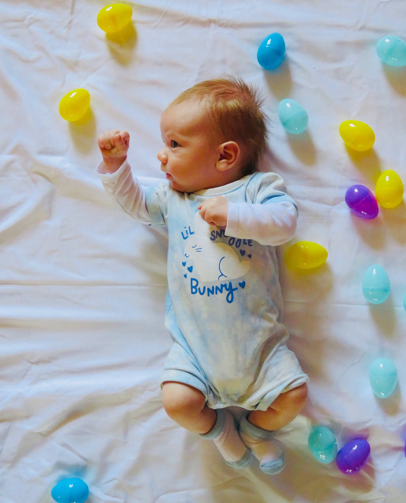 Hudson joined the competition — help win amazing prizes! baby, baby_playing_with_toys, baby_products, baby_toddler_clothing, balloon, blue, child, event, facial_expression, finger, fun, happy, leisure, party_supply, person, play, product, sitting, textile, toddler