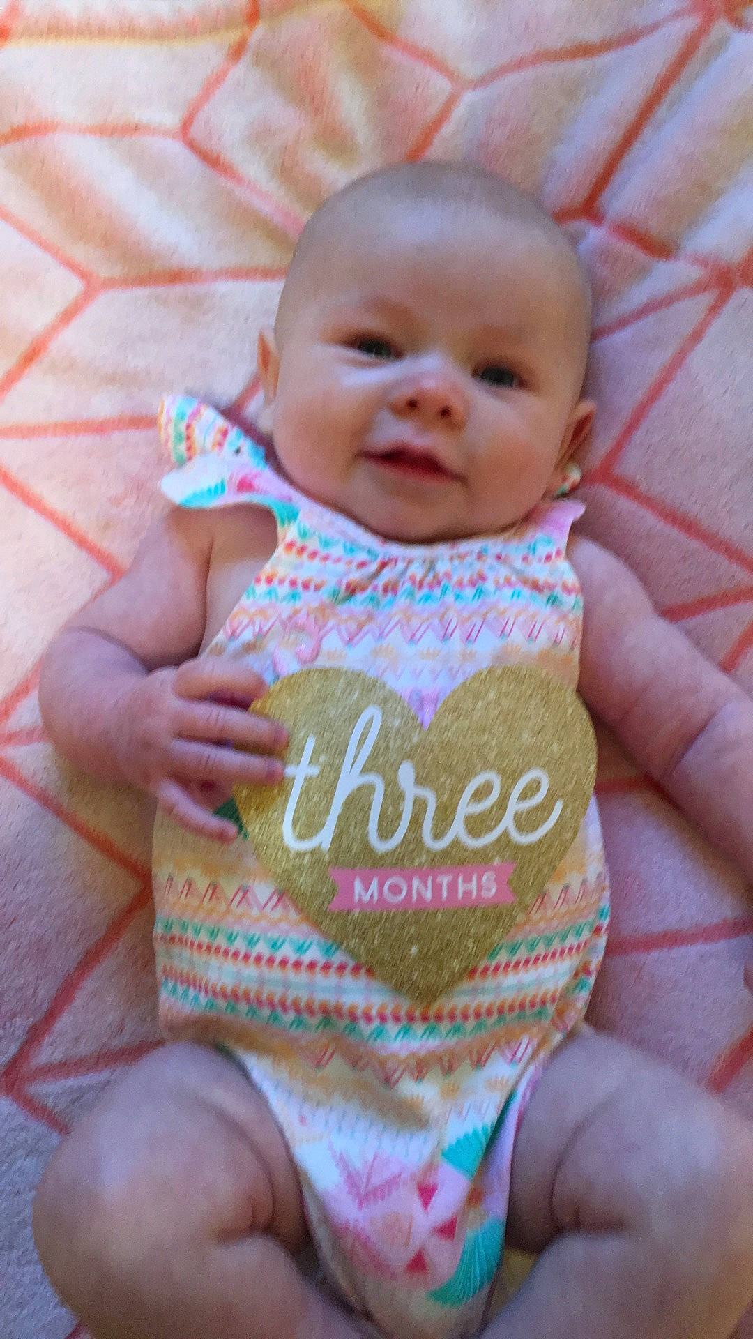 Harlyn joined the competition — help win amazing prizes! baby, baby_toddler_clothing, cheek, child, pattern, person, pink, smile, toddler