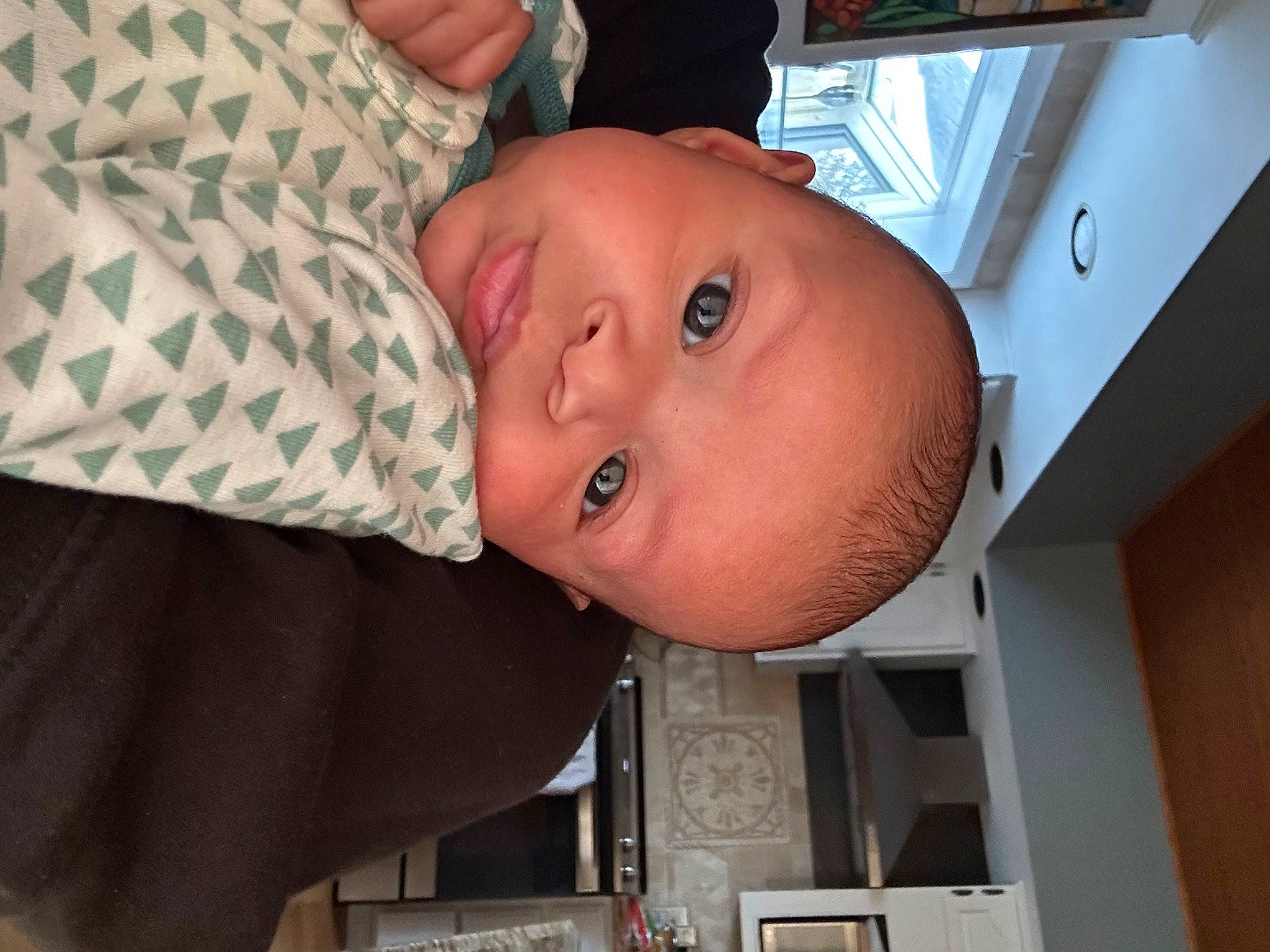 Chance joined the competition — help win amazing prizes! baby, baby_products, baby_toddler_clothing, cheek, child, comfort, ear, eyebrow, eyelash, happy, hat, human_body, iris, neck, nose, pattern, person, room, skin, smile