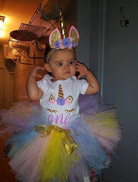 Ivory joined the competition — help win amazing prizes! ballet_tutu, child, clothing, costume, dance_dress, fun, hair_accessory, iris, person, pink, product, purple, toddler